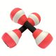 2db, Aqua Fitness Barbell, Swim Aqua Fitness Barbell, Vízi Aerobik Gyakorlat Piros és fehér