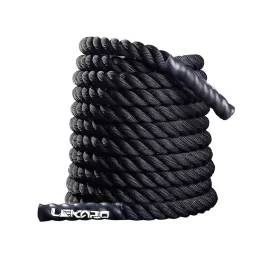   6m Nehéz Teherbírású Harci Fitness Kötél 25mm*6m Fekete