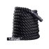 6m Nehéz Teherbírású Harci Fitness Kötél 25mm*6m Fekete