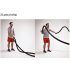 6m Nehéz Teherbírású Harci Fitness Kötél 25mm*6m Fekete