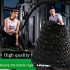 6m Nehéz Teherbírású Harci Fitness Kötél 25mm*6m Fekete