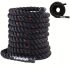 6m Nehéz Teherbírású Harci Fitness Kötél 25mm*6m Fekete És Piros