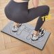 1 db 0.6 cm vastag csúszásmentes guggolópárna jóga, pilates és fenék edzésekhez szürke