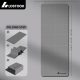Elveszett Foldable Jóga Szőnyeg, TPE Anyag, Csúszásmentes, Vízálló, Könnyű, Egyszínű, Szürke/Lila/Kék, Jógához, Pilateshez, Fitnesz Edzéshez szürke