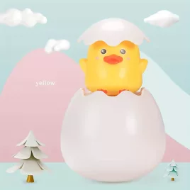  Aranyos kacsa és pingvin fürdőjátékok kisgyermekeknek - Vízpermetes zuhanyozás, Tartós ABS anyag, Tökéletes ajándék kisgyermekeknek Sárga