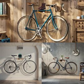 1 db falra szerelhető kerékpártartó