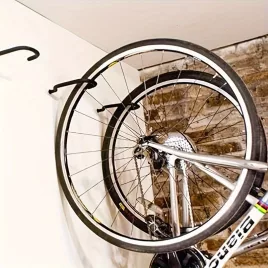 2 csomagos öntöttvas garázskapu falakasok kerékpárokhoz