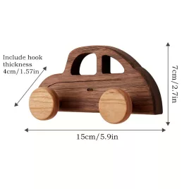   1 db/ 4 db-os fa autó fali akasztó készlet Klasszikus autók