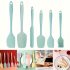 6 darabos Prémium Szilikon Spatula Készlet Nordic Green - 6 db