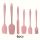 6 darabos Prémium Szilikon Spatula Készlet Nordic Pink - 6 db