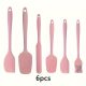 6 darabos Prémium Szilikon Spatula Készlet Nordic Pink - 6 db