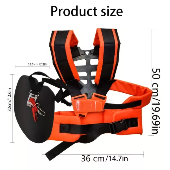 Ergonomikus trimmerpánt W vállpántok