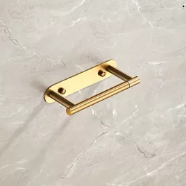   1db Öntapadó Vécépapír Tartó Csiszolt Arany Forgatható WC-papír Tartó