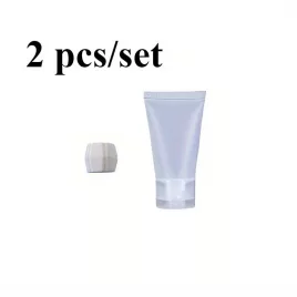   2/6db Műanyag Fogkrémcső És Arcmosó Adapter, Fogkrém Utazási Csomagolás, Kényelmes Fogkrém És Arcmosó Kiegészítő Otthoni Kiegészítők Utazási Kifolyó Kiegészítők 2 db/szett fehér