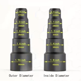   Dupla Ciklon Porösszegyűjtő, 50mm/2'' DIY Turbófeltöltős Faipari Szeparátor Gyűjtőkanna Három opció, A (Eredeti, nincs második)/B készlet kettős/C Csak a második