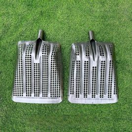 Perforált rozsdamentes acél lapátfej