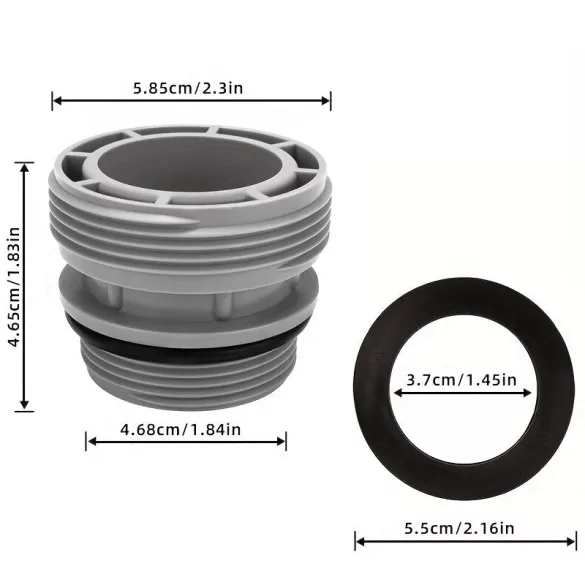 Medence tömlőátalakító adapter