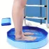 1 db, Hajtható Lábtisztító Kád, Hordozható Összecsukható Lábmedence