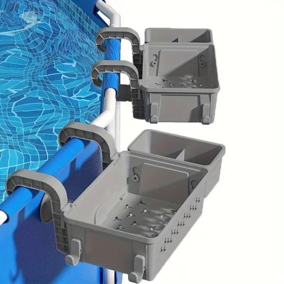 POOLHACKER 2 részes medence melletti tárolókosár készlet