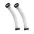2 darab fehér, flexibilis kifolyócső