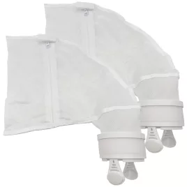   Medence Tisztító Univerzális Csomag Cipzárral a Polaris 280 Medence Tisztítóhoz, Tartós Nylon Hálótasakok Rögzített Pánttal (2db)