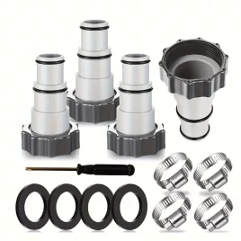   2 Típusú Csatlakozóval Ellátott Medencecső Adapter Kiegészítőkkel