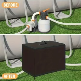   Úszómedence szűrő pumpa burkolat, univerzális tartós védőburkolat