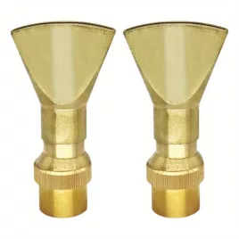   2 db bronz fúvóka szökőkúthoz és tóhoz – Állítható, ergonomikus kialakítás, vízszóró fémfej