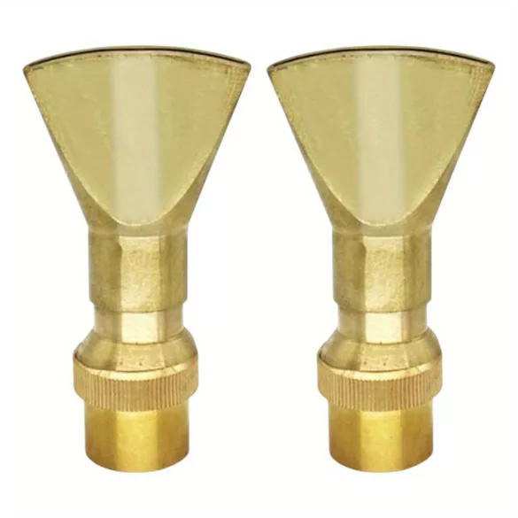 2 db bronz fúvóka szökőkúthoz és tóhoz – Állítható, ergonomikus kialakítás, vízszóró fémfej