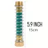 2 db bronz tömlővédő rugós adapter – 3/4" menettel, kültéri kerti használatra