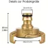 Sárgaréz gyorscsatlakozó kerti tömlőhöz