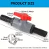 40 mm-es PVC golyós szelep tömlőcsatlakozóval – 2 db 32 mm-es fúvókával, tömítőszalaggal