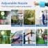USB-tölthető elektromos permetező – 5 L akkumulátoros kanna, állítható fúvókákkal, vállpánttal