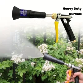   Szélálló öntözőpisztoly 3/8" gumi csőrúddal – Tartós, állítható vízpermet, kültéri használatra