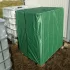 Kültéri IBC tartályfedél – 1000L védőhuzat cipzárral és rögzítőkötéllel (120×100×116 cm)