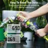 Digitális vízáramlásmérő LCD kijelzővel – 3/4” kerti tömlőhöz
