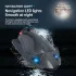 Távirányítós Jet Boat - Nagy sebességű elektromos 40KM/H (24.85 MPH) távirányítós csónak turbó gázturbinás hajtással és LED fényekkel,