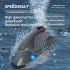 Távirányítós Jet Boat - Nagy sebességű elektromos 40KM/H (24.85 MPH) távirányítós csónak turbó gázturbinás hajtással és LED fényekkel,