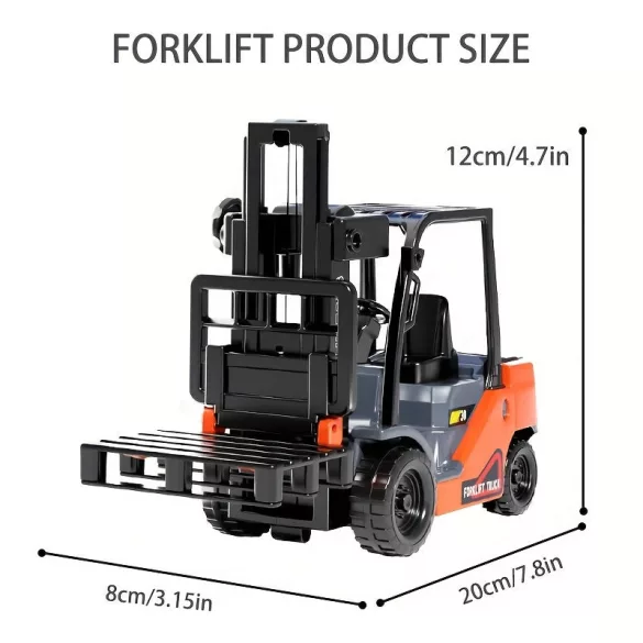 Targonca Játék Gyerekeknek – Kézi Emelős, Strapabíró Építőipari Jármű