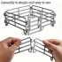 20 db Mini Farmkerítés Készlet – Szürke PVC Kerítéselemek