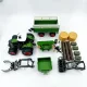 Farm Traktor Játékszett Pótkocsival – 1:24 Méretarány, 42 cm-es Kézi Működtetésű Járművek Gyerekeknek