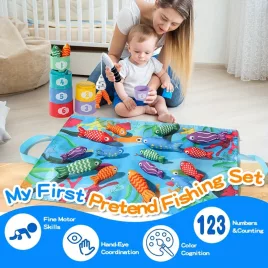 Gyermek horgászjáték készlet - Szövetből