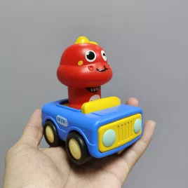   Dinoszaurusz autós játék 3+ éves gyerekeknek, toló-húzós járgány