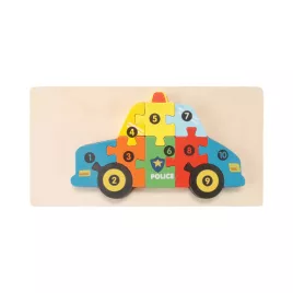 3D-s Montessori fa puzzle játék