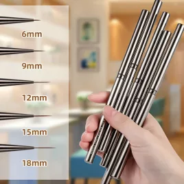   5db Nail Art Design Toll Festőeszközök Zselés Ecsettel, Színátmenetes Ecsettel, Részletecsettel És Pöttyös Tollal A Nail Art Design Manikűr Szalonhoz