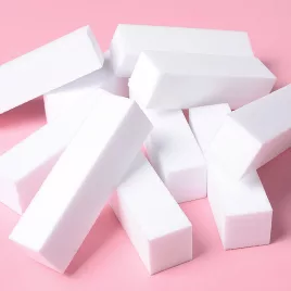   10 db Fehér erősen habzó polírozó reszelő Nail Art Tool Körömpolírozó reszelő