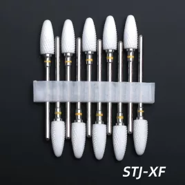   10db kerámia körömfúró szett készlet, elektromos manikűr és pedikűr maró, körömlakkozó géphez, professzionális körömművészeti kiegészítők