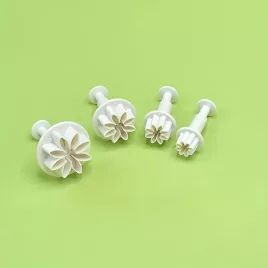   3/4 db-os, rugós kekszvágó készlet kreatív sütéshez, süteménydíszítéshez, fondant formákhoz, műanyag forma cukorkákhoz és sütikhez, sütőeszközök