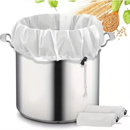   2 darab Sörfőző zsák Extra nagy újrafelhasználható szűrőzsák, 250 mikronos finom hálós szűrőzsák