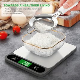   élelmiszermérleg, 10 kg digitális konyhai mérleg sütéshez, főzéshez